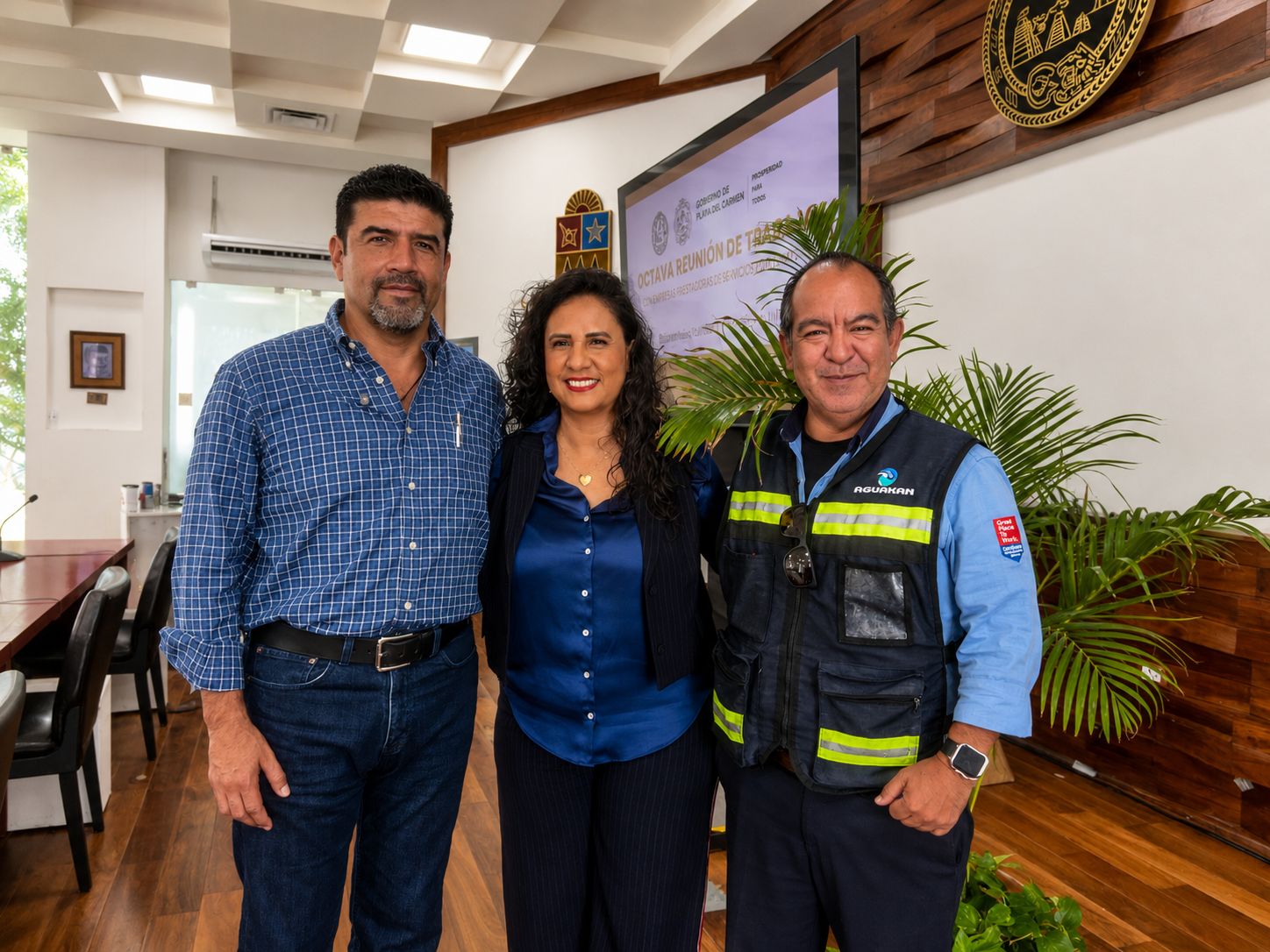 Regidores de Playa del Carmen reconocen el trabajo y la coordinación de Aguakan en mesa de servicios públicos